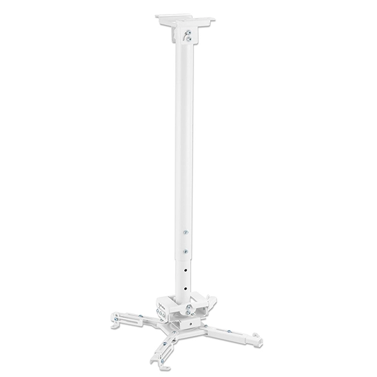 REG-TC-0423 Soporte para Proyector Manhattan 462686, techo universal, hasta 35 kg, blanco - Image 1
