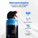 Aire Comprimido Vorago CLN-300, removedor de polvo para electrónicos