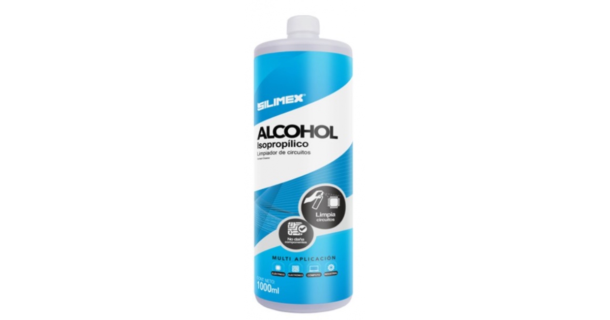 REG-TC-0450 Alcohol Isopropílico Silimex, 1 litro - Image 1