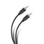 Cable de Audio Auxiliar Steren 255-255, 3.5 mm macho a macho, 1.8 m, negro