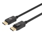 Cable DisplayPort Manhattan 353595, DisplayPort 1.4 macho a macho, 8K, 1 m, negro