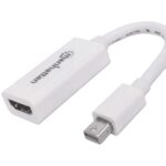 Adaptador de Video Manhattan 322461, Mini DisplayPort macho a HDMI hembra, 1080p, negro
