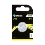 Pila de Litio Steren BAT-CR2025, CR2025, 3 V, blíster con 1 pieza