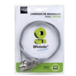 Candado de Seguridad Brobotix 128899 para Laptop, K-Slot, combinación numérica de 4 dígitos