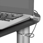 Candado de Seguridad Steren COM-225 para Laptop, cable de acero, combinación de 4 dígitos