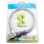Candado de Seguridad Brobotix 235497 para Laptop, K-Slot, cable de acero, cierre con llave