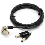 Candado de Seguridad Brobotix 764465 para Laptop, ranura Wedge, cable de acero, cierre con llave