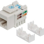 Jack RJ45 Intellinet 210355, Categoría 5e, Keystone, color blanco