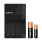 Cargador de Pilas Duracell con 6 Pilas AA Recargables