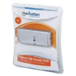 Hub Manhattan 160599, USB 2.0 Tipo-A a 4 puertos USB-A