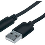 Cable para Impresora Manhattan 353298, USB 2.0 Tipo-A macho a Tipo-B macho, 1 m, negro