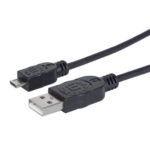 Cable para Impresora Manhattan 307178, USB Tipo-A macho a Tipo-B macho, 1.8 m, negro