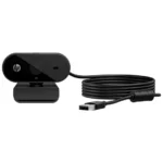 Cámara Web HP 325 53X27AA, 1080p FHD a 30 FPS, USB-A, negro
