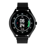 Smartwatch Vorago SW-505, pantalla circular de 1.28 pulgadas, negro