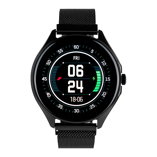 REG-TC-0609 Smartwatch Vorago SW-505, pantalla circular de 1.28 pulgadas, negro - Image 1