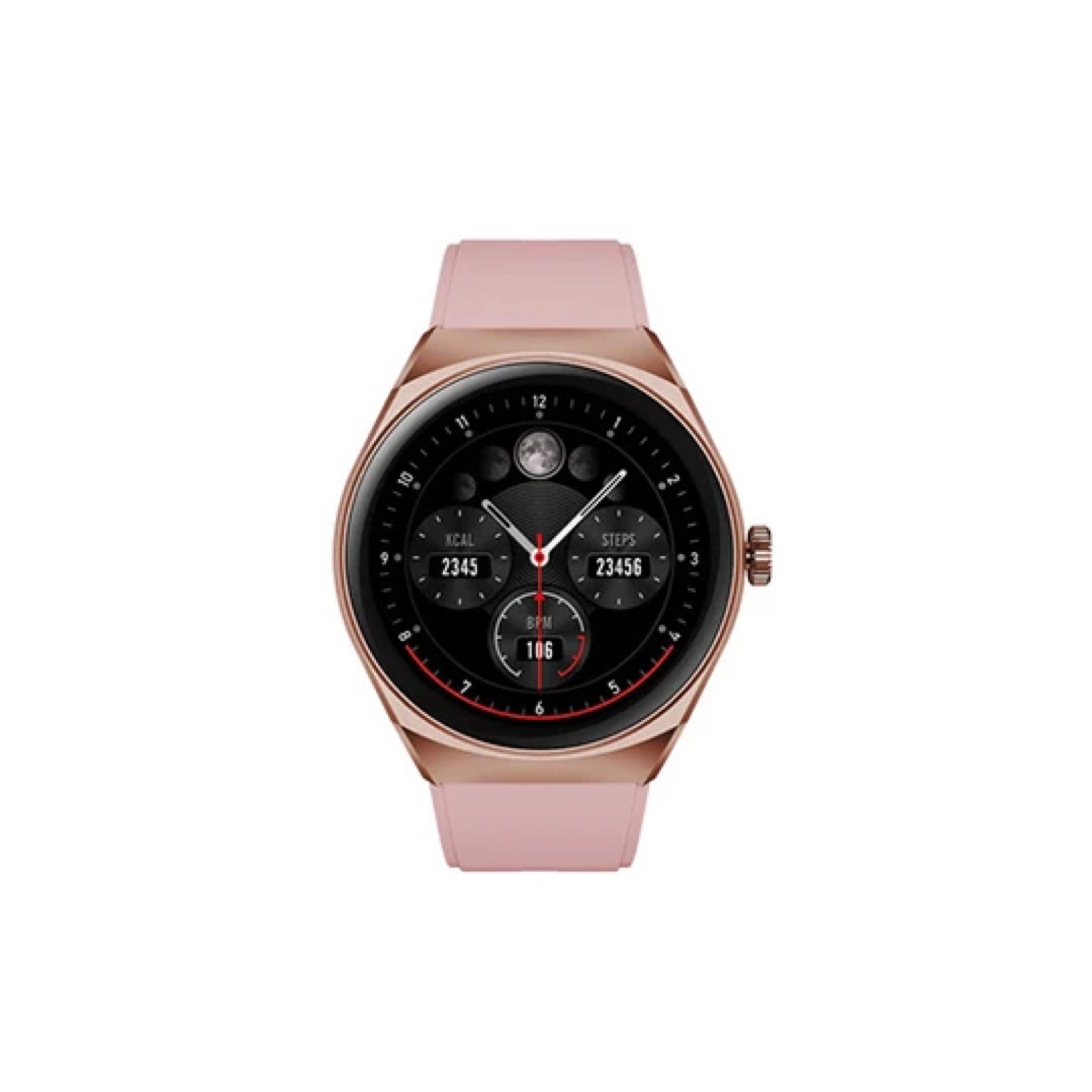 REG-TC-0611 Smartwatch STF Kronos, pantalla táctil, Bluetooth 5.3, rosa - Image 1