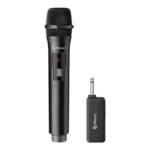 Micrófono Inalámbrico Steren MIC-285R, diseño de solapa, negro