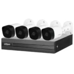 Kit DVR Dahua DHT0250012, grabador de 4 canales con 4 cámaras