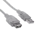 Cable de Extensión USB Manhattan 340502, USB 2.0 Tipo-A macho a Tipo-A hembra, 4.5 m, gris