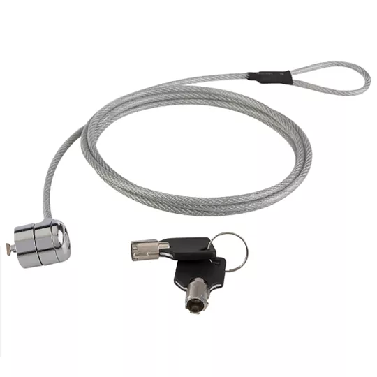 REG-TC-0655 Candado de Seguridad para Laptop Steren COM-220, cable resistente al corte - Image 1