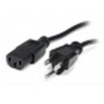 Cable de Corriente StarTech.com PXT10112, NEMA 5-15P a IEC C13, 125 V