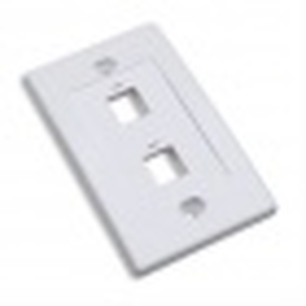 REG-TC-0706 Placa de Pared Intellinet 163293, 2 puertos para jacks Keystone - Image 1