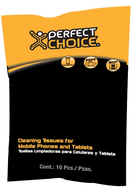 REG-TC-0737 Toallitas Limpiadoras Perfect Choice PC-030324, sobre con 10 piezas - Image 1