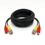 Cable CCTV Brobotix 764755C, conectores BNC, 20 m, negro