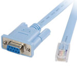 Cable de Consola StarTech.com DB9CONCABL6, RJ45 macho a DB9 hembra, 1.8 m, azul