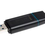 Memoria USB Kingston DataTraveler Exodia 64 GB, USB 3.2 Gen 1, negro con aro azul